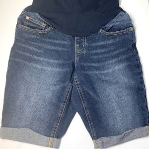 Maternity Jean Shorts